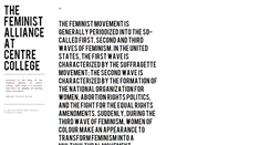 Desktop Screenshot of centrefeministalliance.tumblr.com