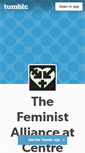 Mobile Screenshot of centrefeministalliance.tumblr.com