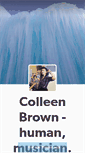 Mobile Screenshot of colleenbrownmusic.tumblr.com