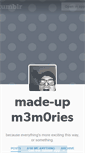 Mobile Screenshot of madeupmemories.tumblr.com