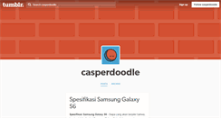 Desktop Screenshot of casperdoodle.tumblr.com