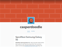 Tablet Screenshot of casperdoodle.tumblr.com