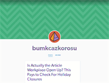 Tablet Screenshot of bumkcazkorosu.tumblr.com