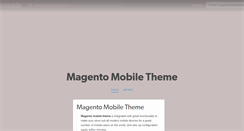 Desktop Screenshot of magentomobiletheme.tumblr.com