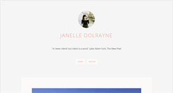 Desktop Screenshot of janelledolrayne.tumblr.com