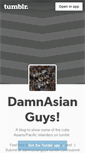 Mobile Screenshot of damnasianguys.tumblr.com