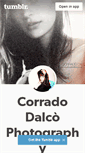 Mobile Screenshot of corradodalcophotography.tumblr.com