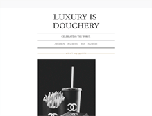 Tablet Screenshot of luxuryisdouchery.tumblr.com