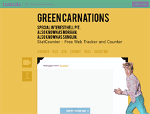 Tablet Screenshot of greencarnations.tumblr.com