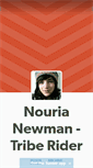 Mobile Screenshot of nouria-newman-triberider.tumblr.com