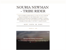 Tablet Screenshot of nouria-newman-triberider.tumblr.com