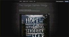 Desktop Screenshot of hungergames.tumblr.com