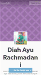 Mobile Screenshot of diahrachmadani.tumblr.com