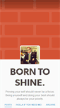 Mobile Screenshot of born-2-shine.tumblr.com