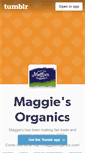 Mobile Screenshot of maggiesorganics.tumblr.com