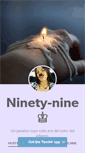 Mobile Screenshot of ninetynineroses.tumblr.com