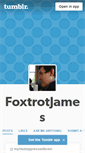 Mobile Screenshot of foxtrotjames.tumblr.com