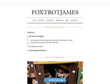 Tablet Screenshot of foxtrotjames.tumblr.com