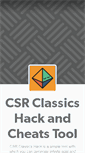 Mobile Screenshot of csrclassicshack.tumblr.com