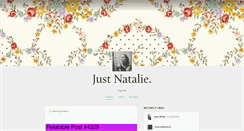 Desktop Screenshot of justnataliedear.tumblr.com