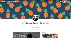 Desktop Screenshot of andrew.tumblr.com