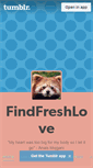 Mobile Screenshot of findfreshlove.tumblr.com