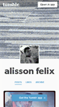 Mobile Screenshot of alissonfelix.tumblr.com