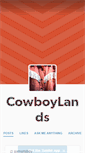 Mobile Screenshot of cowboylands.tumblr.com