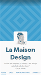 Mobile Screenshot of lamaisondesign.tumblr.com