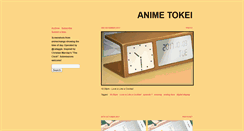 Desktop Screenshot of animetokei.tumblr.com