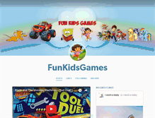 Tablet Screenshot of funkidsgames.tumblr.com