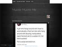 Tablet Screenshot of muzzlemuzzleme.tumblr.com