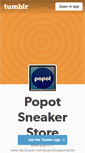 Mobile Screenshot of popotsneakerstore.tumblr.com
