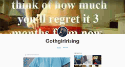 Desktop Screenshot of gothgirlrising.tumblr.com