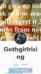 Mobile Screenshot of gothgirlrising.tumblr.com