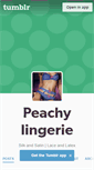 Mobile Screenshot of peachylingerie.tumblr.com