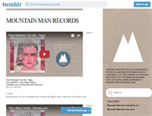 Tablet Screenshot of mountainmanrecords.tumblr.com