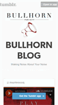 Mobile Screenshot of bullhornpublicity.tumblr.com