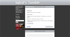Desktop Screenshot of iqbalbaskara.tumblr.com