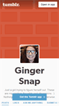 Mobile Screenshot of ginger-snap1.tumblr.com