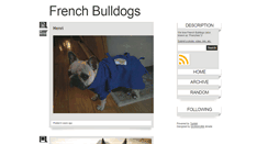 Desktop Screenshot of frenchies.tumblr.com