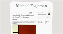 Desktop Screenshot of fogleman.tumblr.com