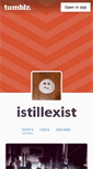 Mobile Screenshot of istillexist.tumblr.com