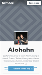 Mobile Screenshot of alohahn.tumblr.com