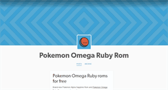 Desktop Screenshot of pokemonomegarubyromsfree.tumblr.com