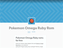 Tablet Screenshot of pokemonomegarubyromsfree.tumblr.com