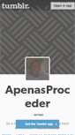 Mobile Screenshot of apenasproceder.tumblr.com