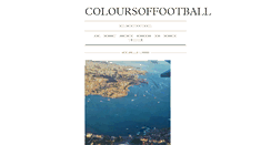 Desktop Screenshot of coloursoffootball.tumblr.com