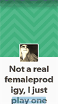 Mobile Screenshot of femaleprodigy.tumblr.com