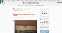 Desktop Screenshot of handmadeintexas.tumblr.com